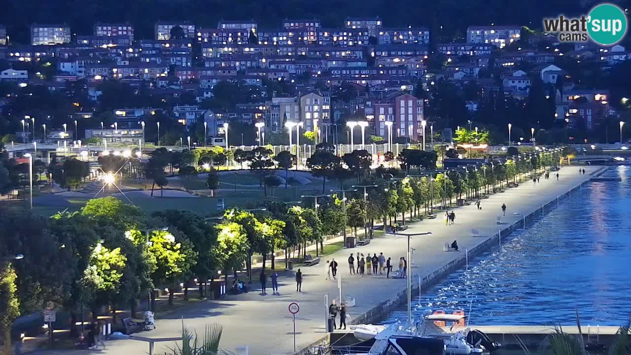 Camera en vivo Koper – puerto deportivo y paseo marítimo desde el Hotel Grand Koper