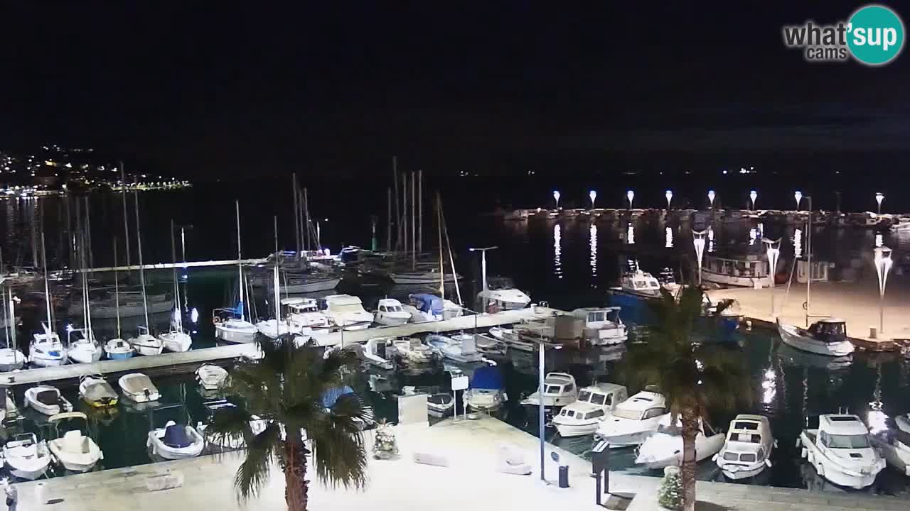 Web kamera Koper – marina i promenada – hotel Grand Koper