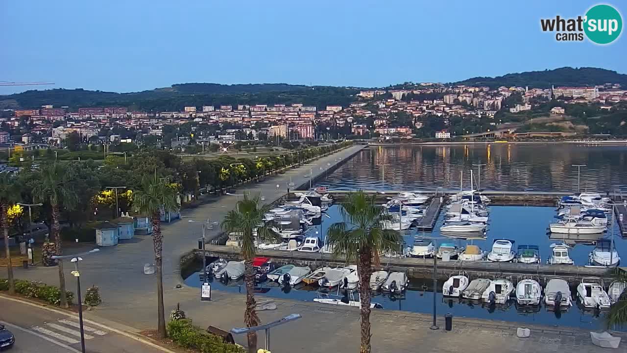 The Port of Koper live webcam – cruise and cargo port – Slovenia