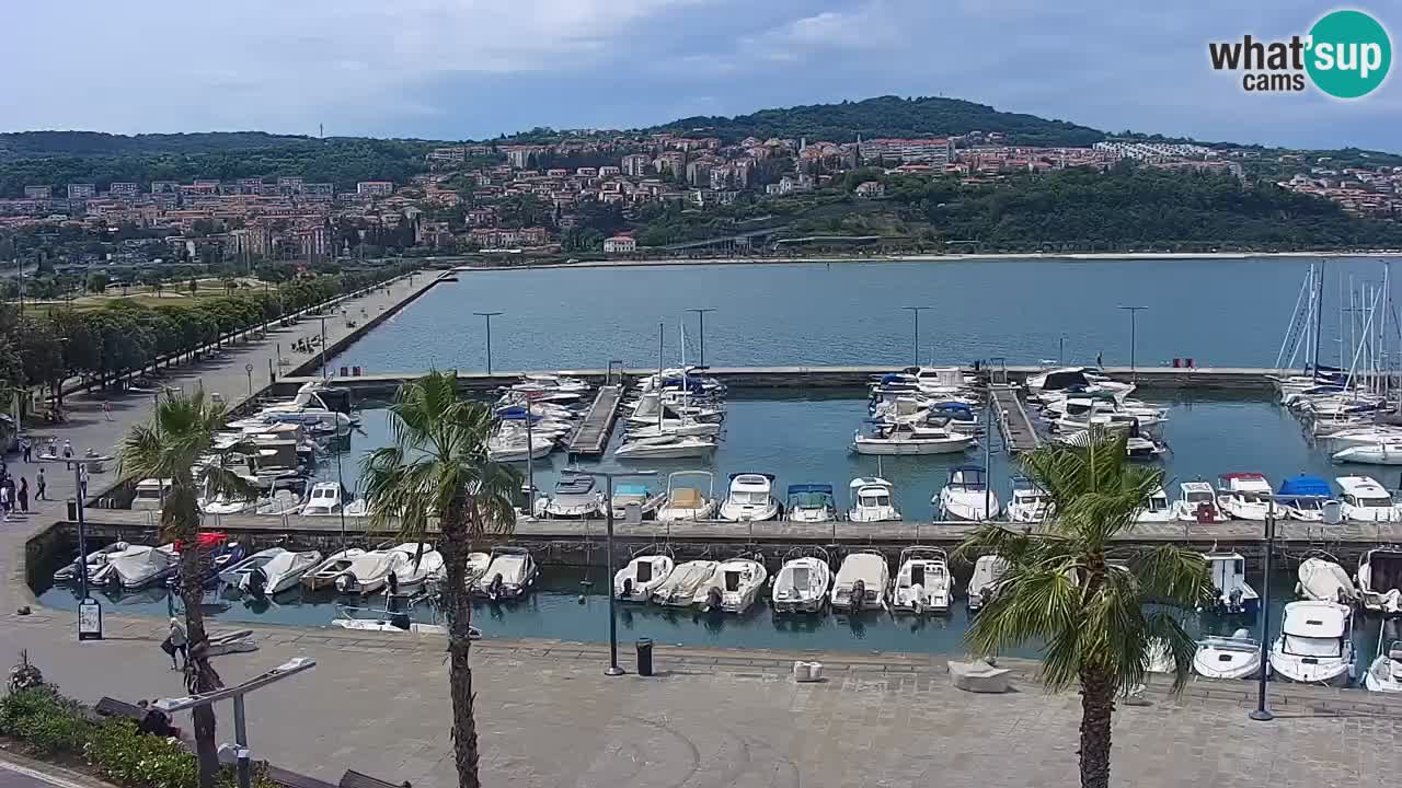 The Port of Koper live webcam – cruise and cargo port – Slovenia