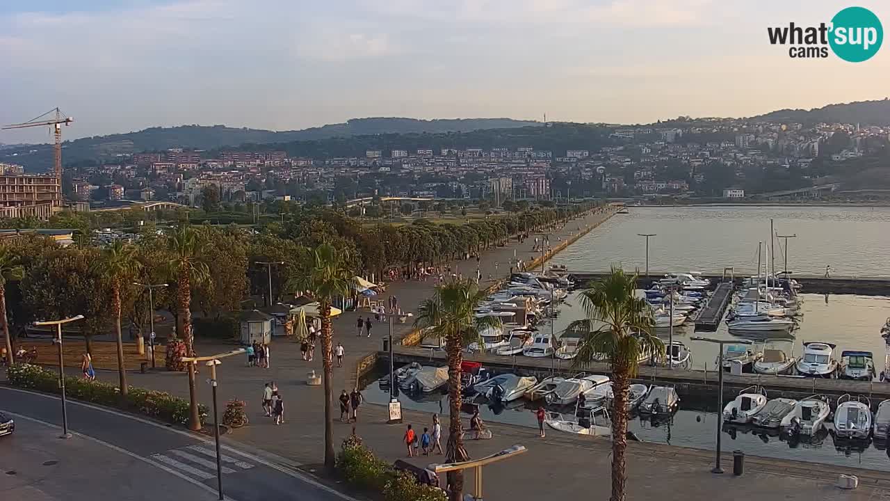 The Port of Koper live webcam – cruise and cargo port – Slovenia