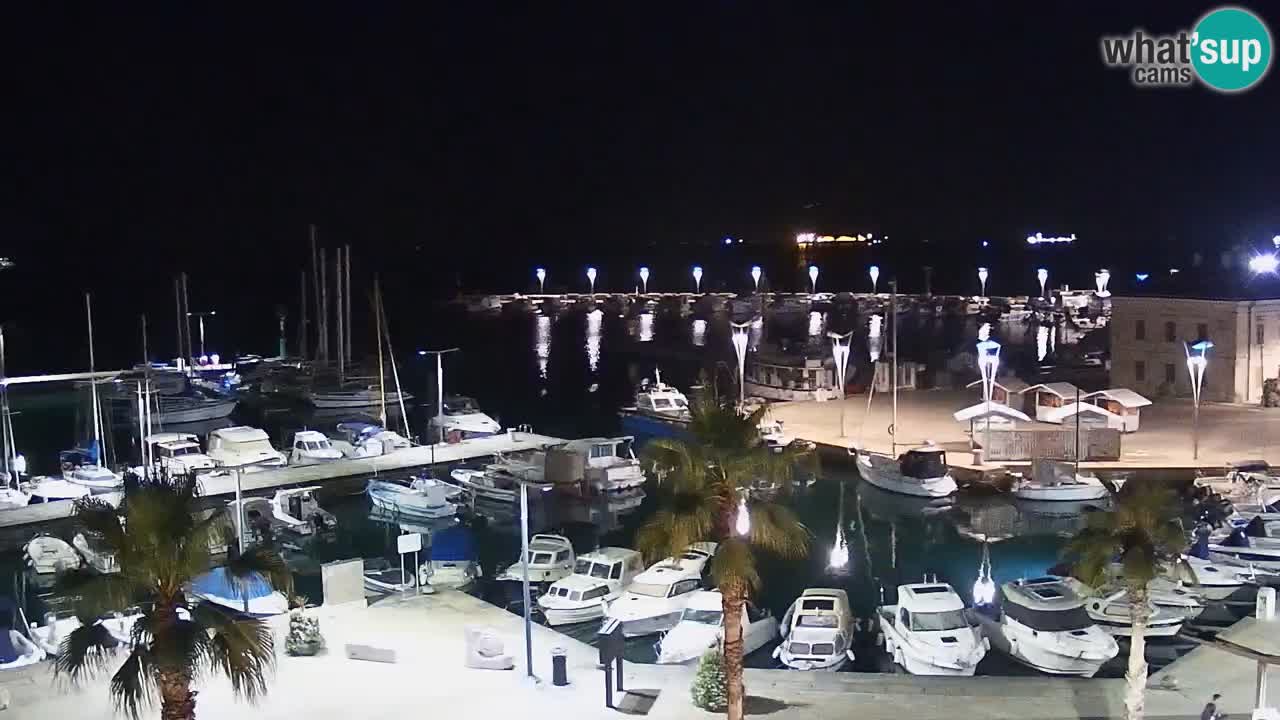 Il porto di Koper – Capodistria live webcam – porto crociere e mercantile – Slovenia