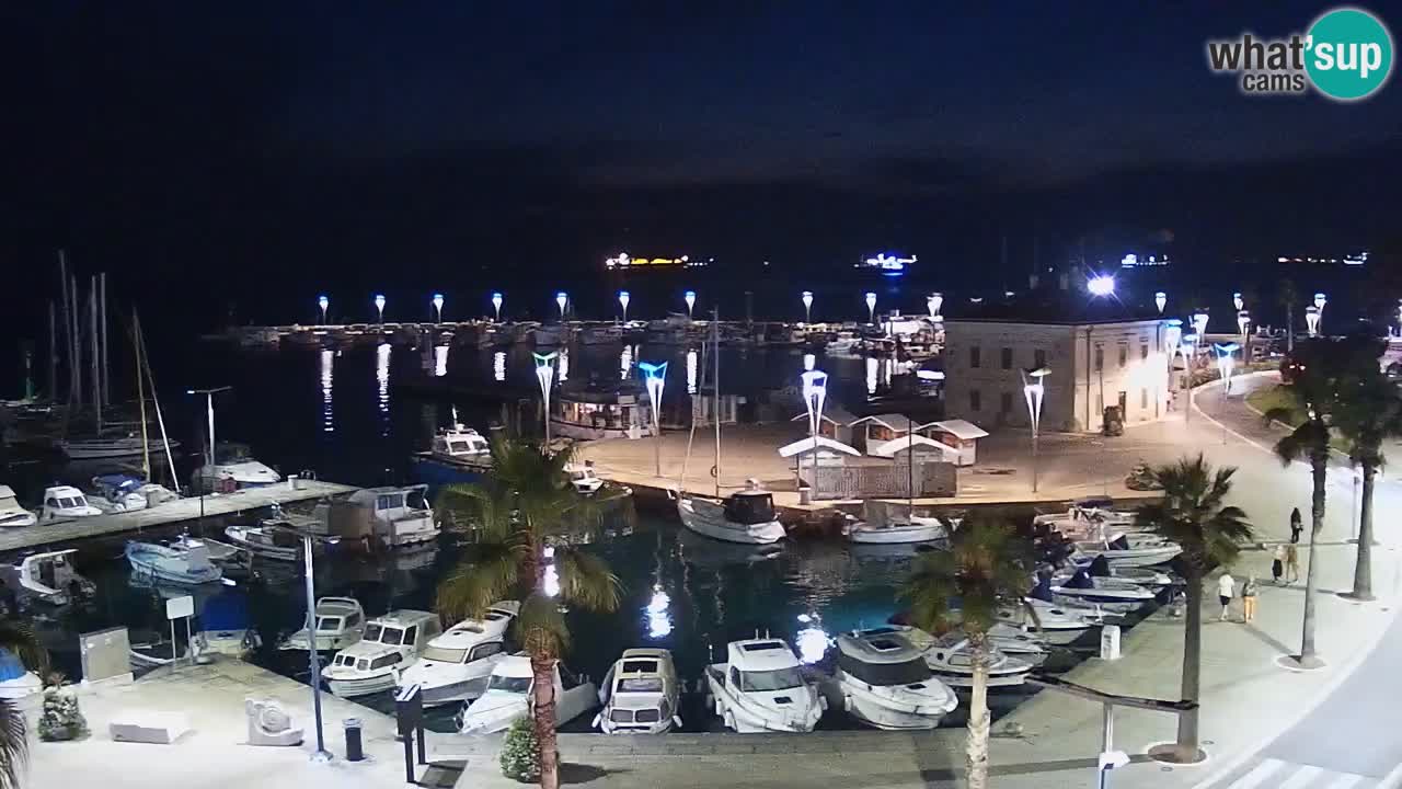 Spletna kamera Koper – Panorama na marino in promenado s Hotela Grand Koper