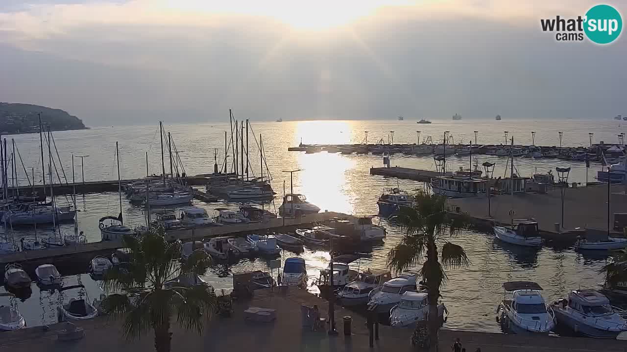 The Port of Koper live webcam – cruise and cargo port – Slovenia