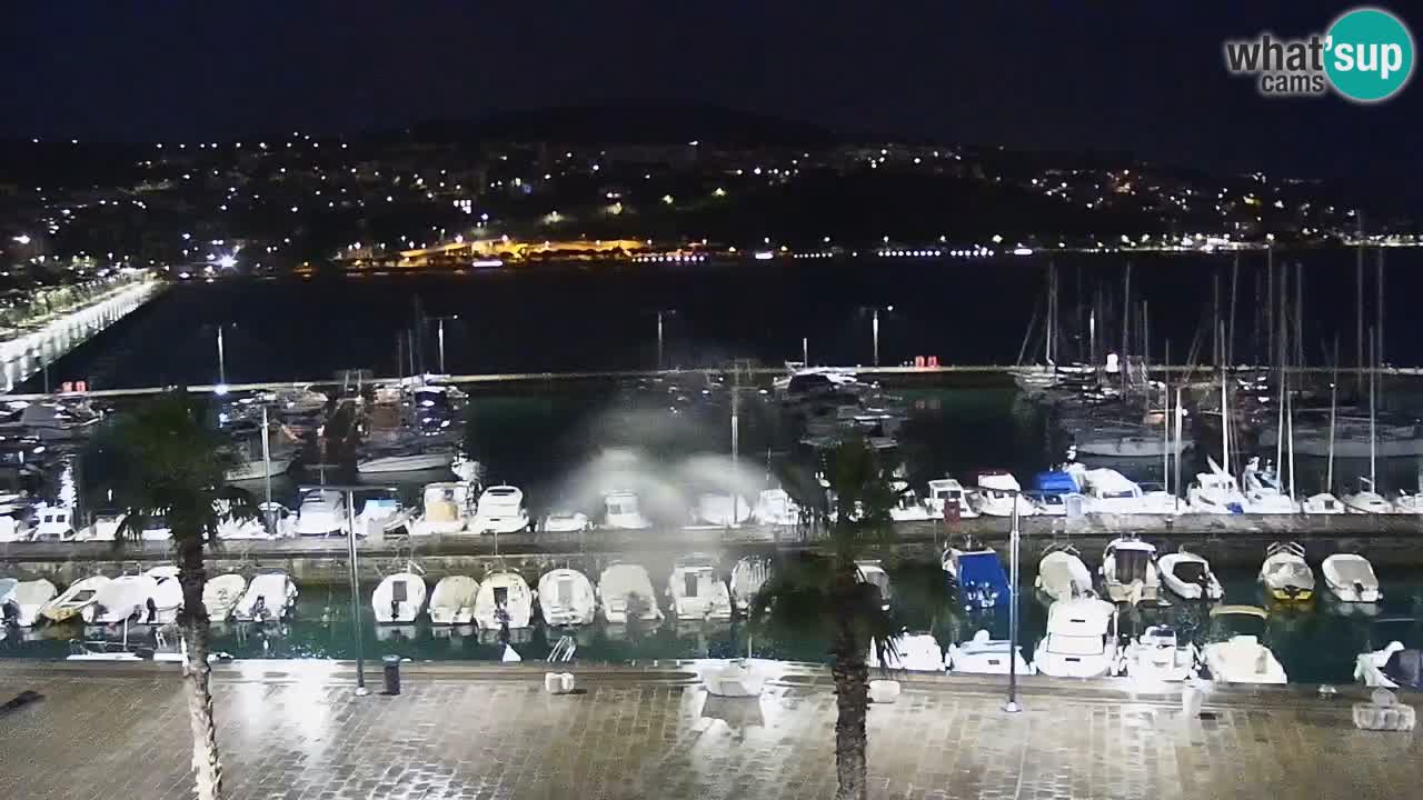 The Port of Koper live webcam – cruise and cargo port – Slovenia