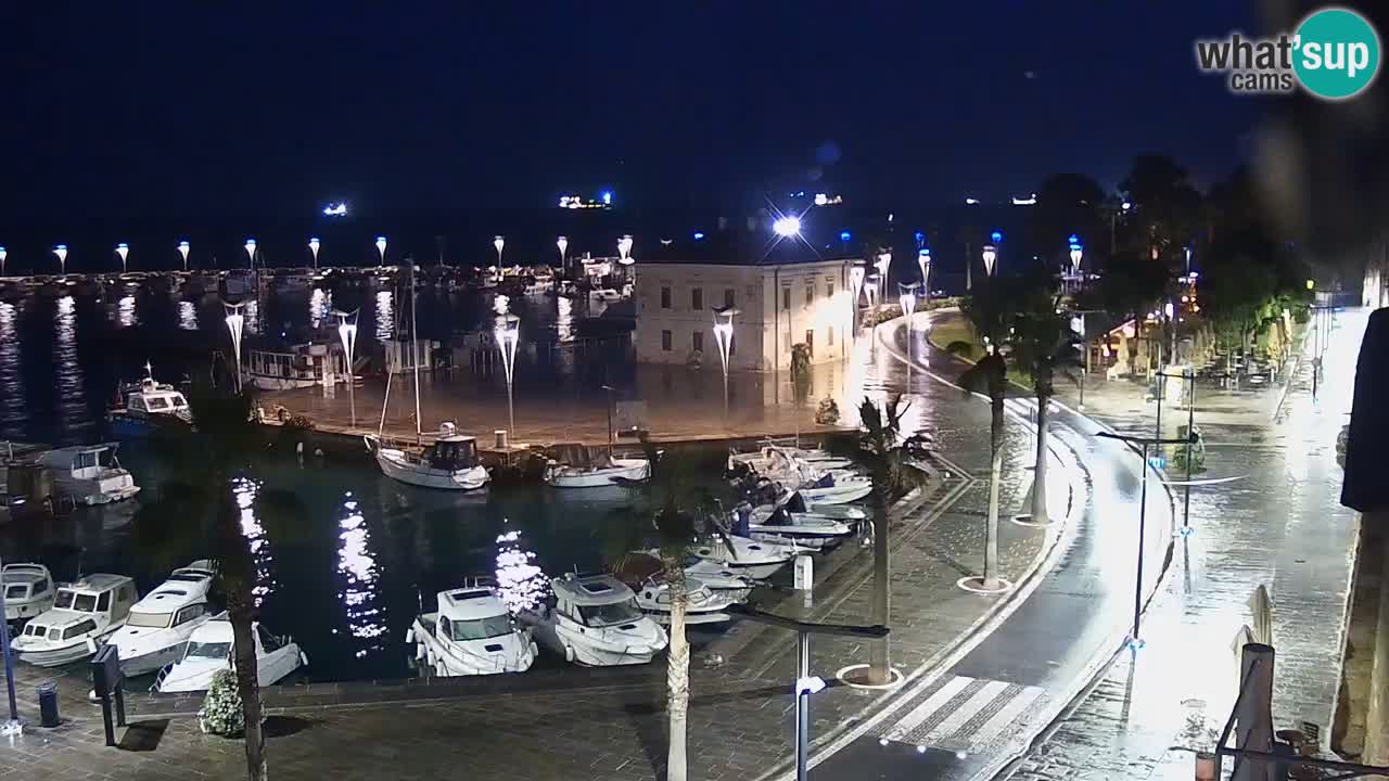 Il porto di Koper – Capodistria live webcam – porto crociere e mercantile – Slovenia