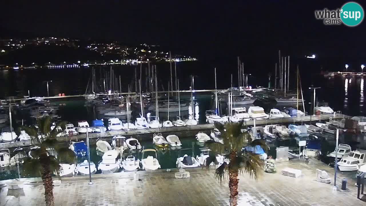 Spletna kamera Koper – Panorama na marino in promenado s Hotela Grand Koper