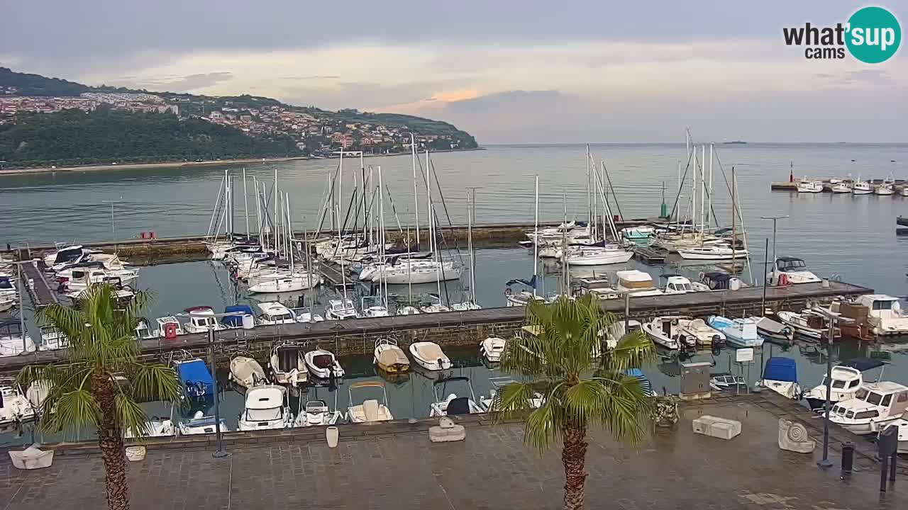 Web kamera Koper – marina i promenada – hotel Grand Koper