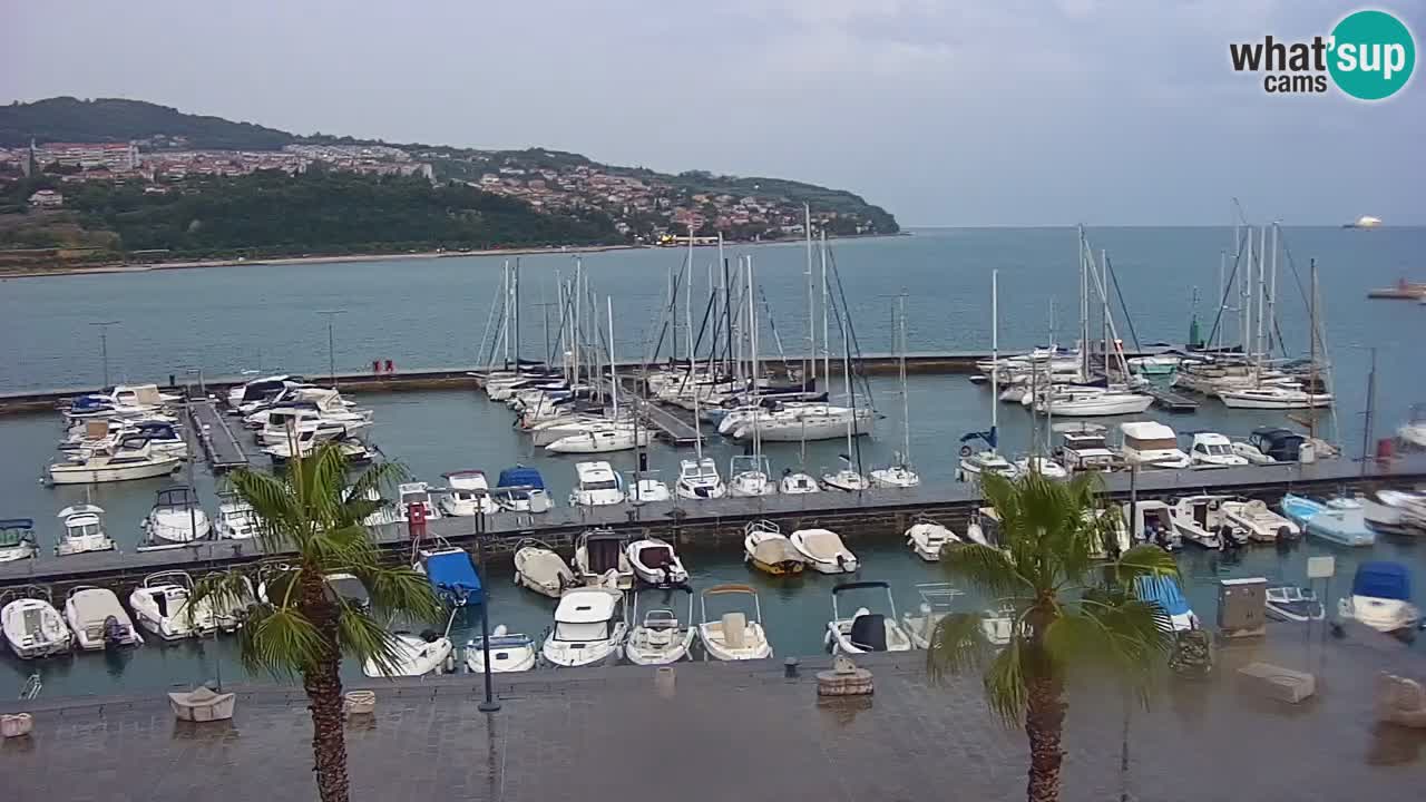 Il porto di Koper – Capodistria live webcam – porto crociere e mercantile – Slovenia