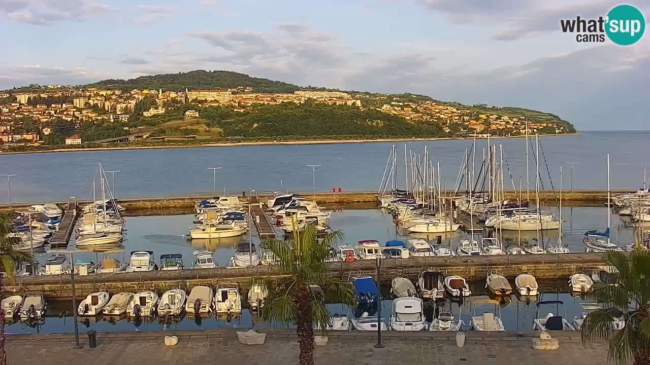 Il porto di Koper – Capodistria live webcam – porto crociere e mercantile – Slovenia