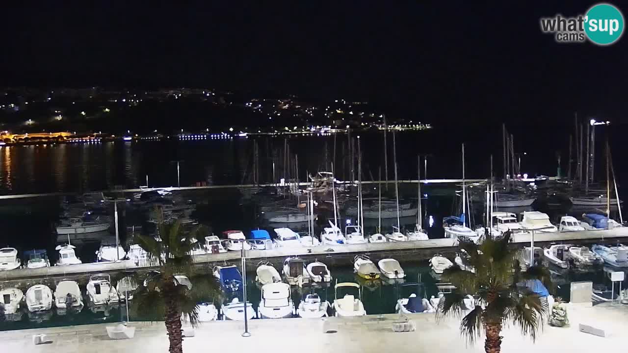 Webcam en direct du port de Koper – port de croisière et de fret – Slovénie