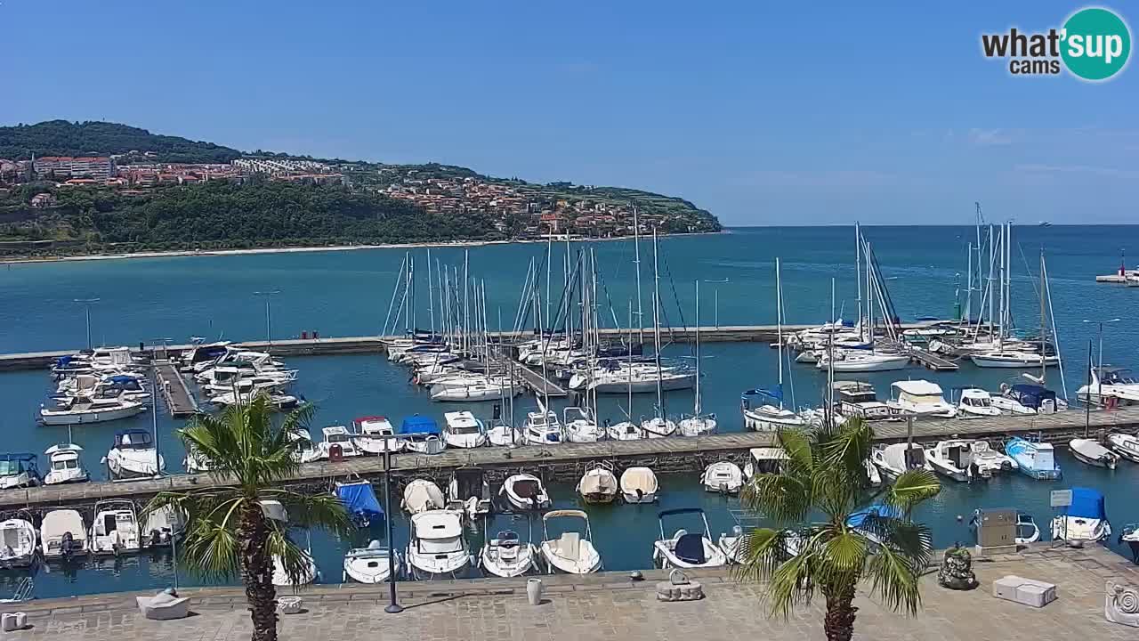 Webcam en vivo del Puerto de Koper – puerto de carga y cruceros – Eslovenia