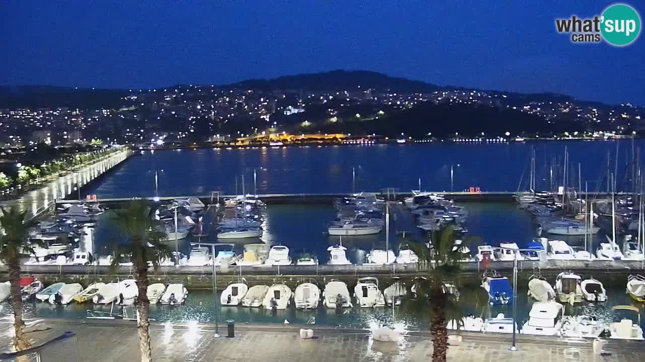 Spletna kamera Luka Koper v živo – Potniški terminal in tovorno pristanišče – Slovenija