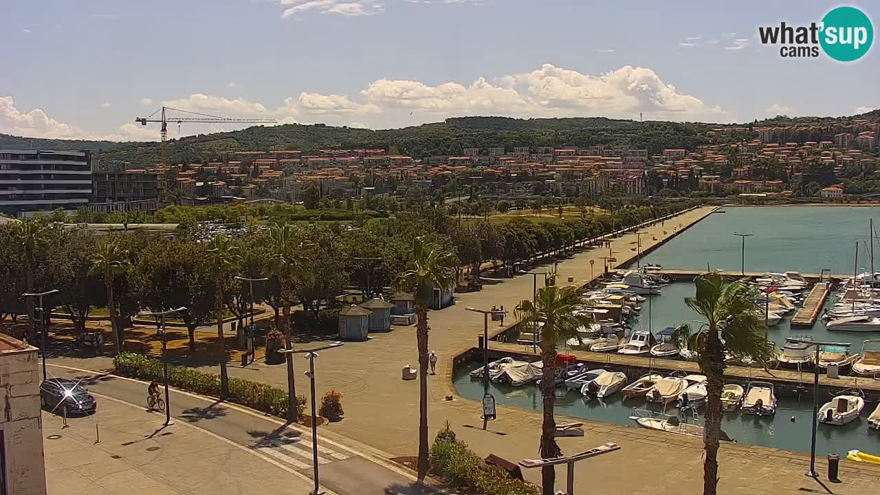 Der Hafen von Koper Live-Webcam – Kreuzfahrt- und Frachthafen – Slowenien