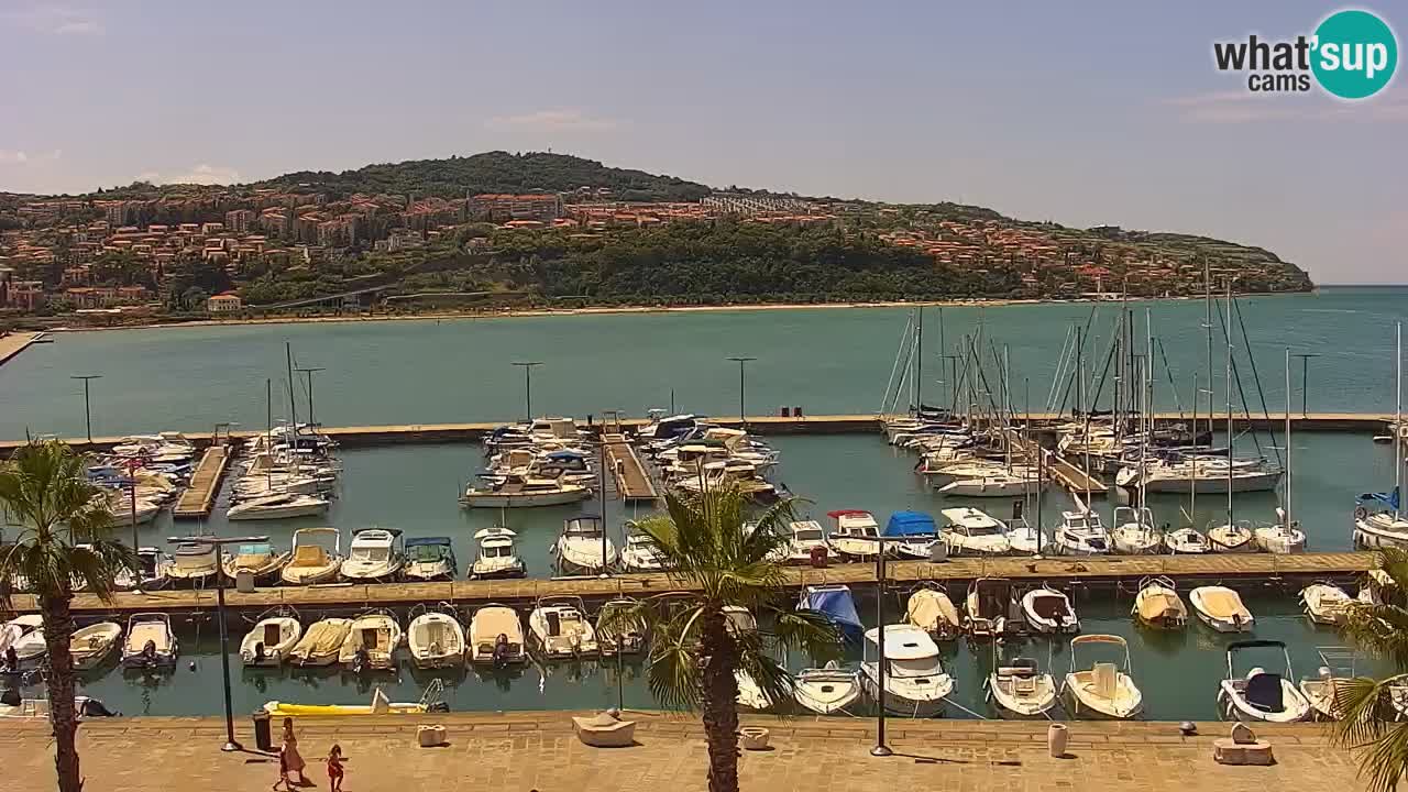Il porto di Koper – Capodistria live webcam – porto crociere e mercantile – Slovenia