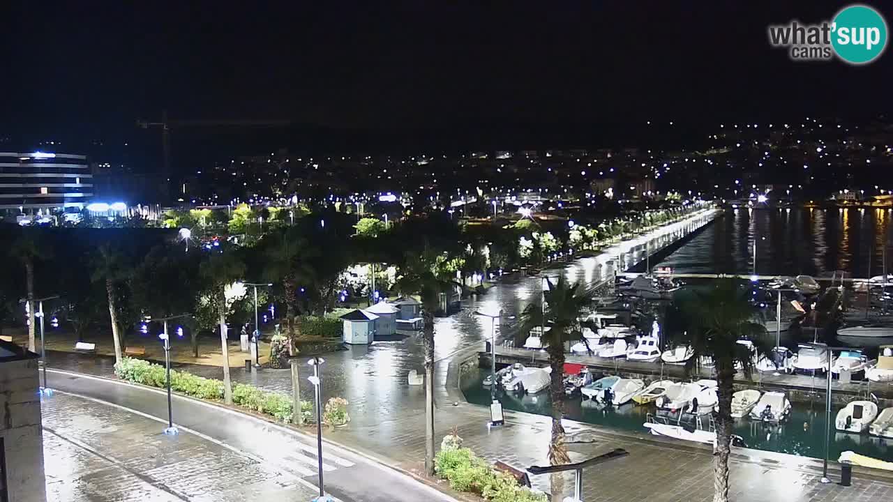 Camera en vivo Koper – puerto deportivo y paseo marítimo desde el Hotel Grand Koper