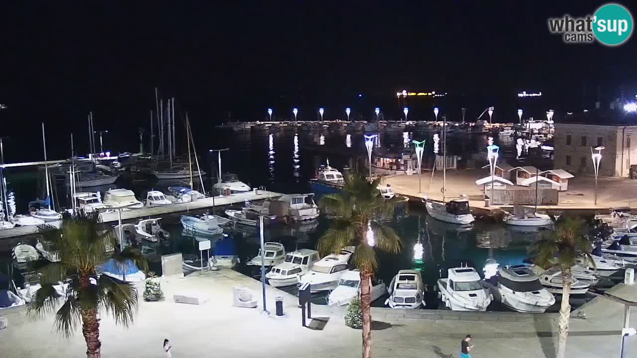 Spletna kamera Luka Koper v živo – Potniški terminal in tovorno pristanišče – Slovenija