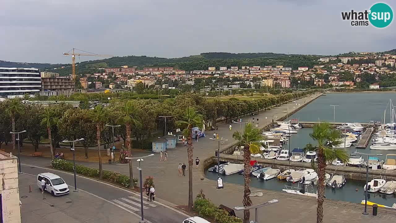 Webcam en vivo del Puerto de Koper – puerto de carga y cruceros – Eslovenia