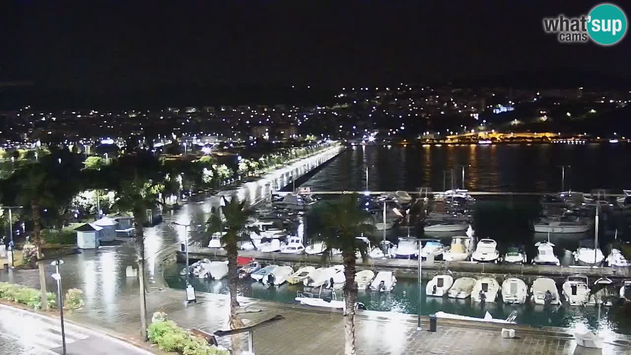 Webcam en direct du port de Koper – port de croisière et de fret – Slovénie
