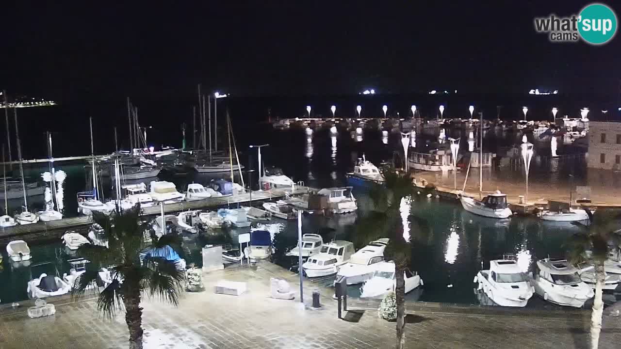 Web kamera Koper – marina i promenada – hotel Grand Koper