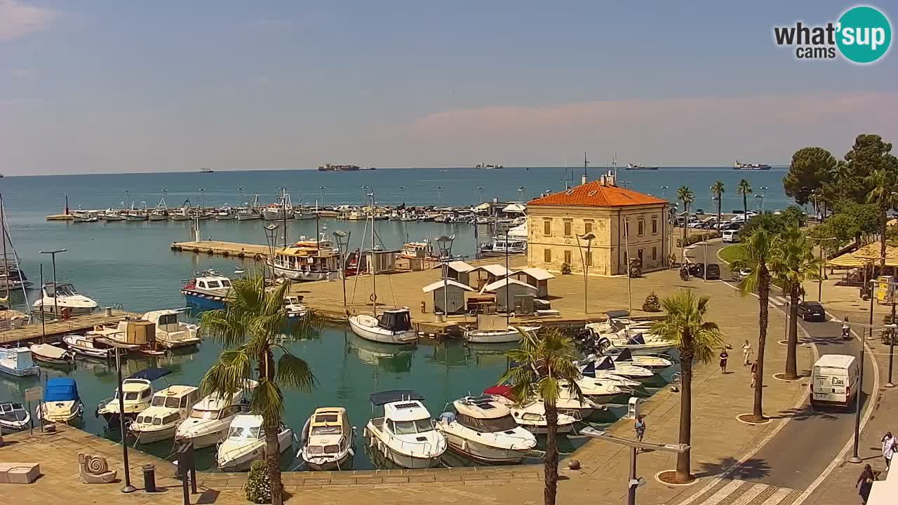 The Port of Koper live webcam – cruise and cargo port – Slovenia