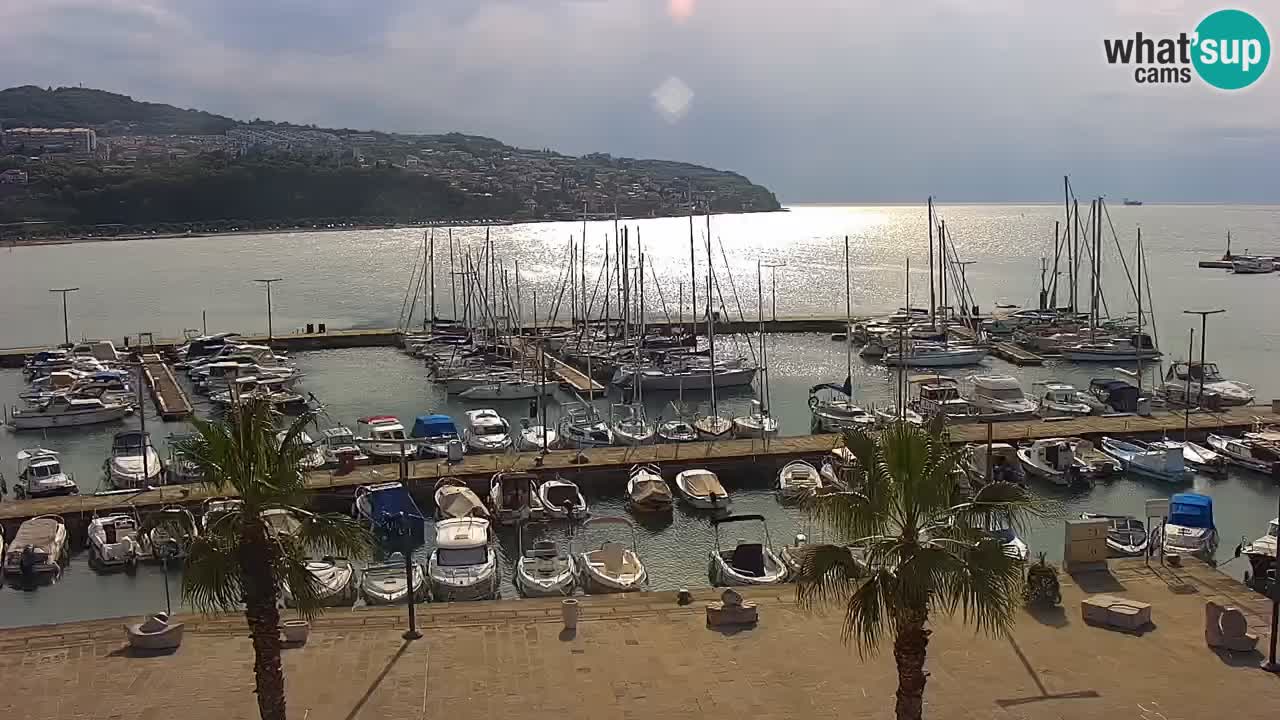Il porto di Koper – Capodistria live webcam – porto crociere e mercantile – Slovenia