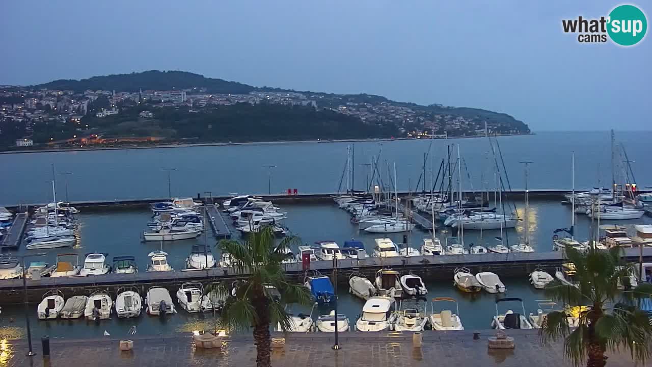 Il porto di Koper – Capodistria live webcam – porto crociere e mercantile – Slovenia
