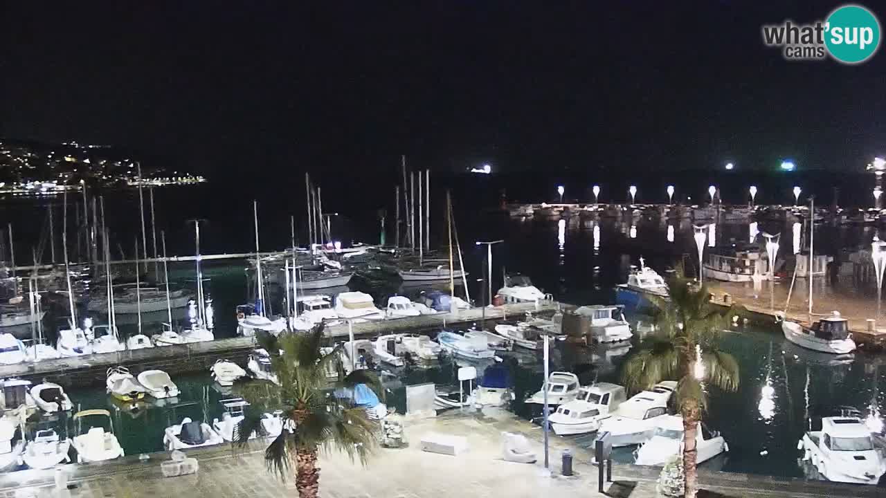 Webcam Capodistria – marina e lungo mare dall’Hotel Grand Koper