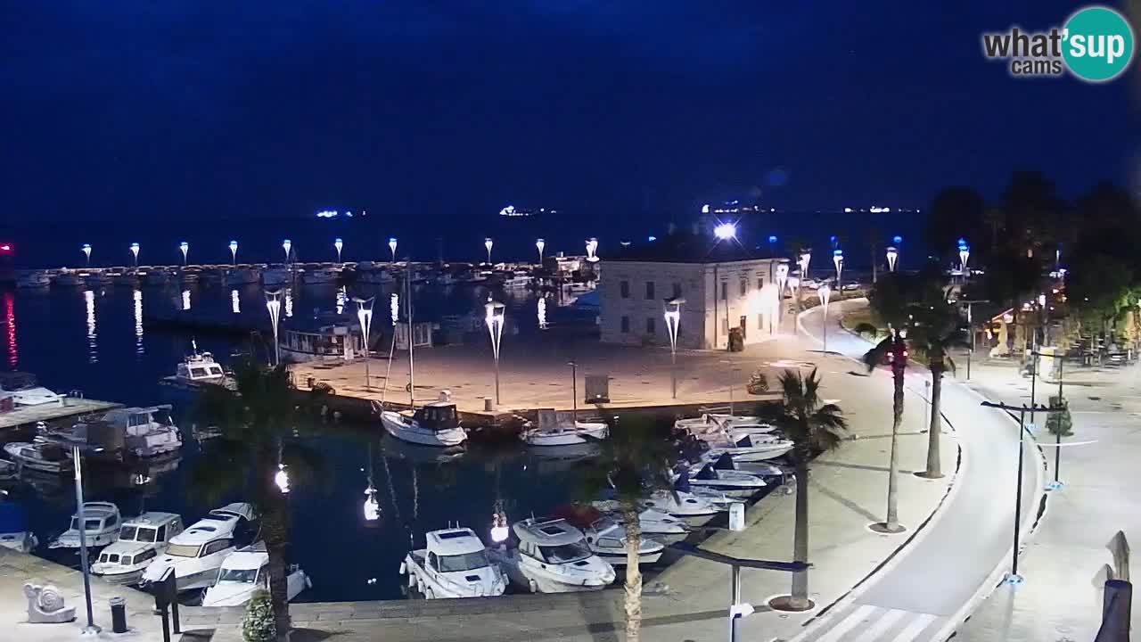 Web kamera Koper – marina i promenada – hotel Grand Koper