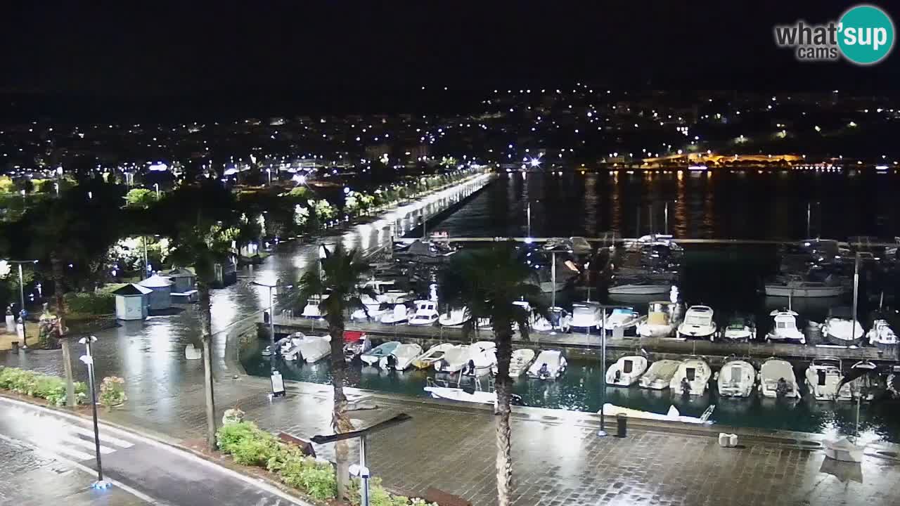 Il porto di Koper – Capodistria live webcam – porto crociere e mercantile – Slovenia