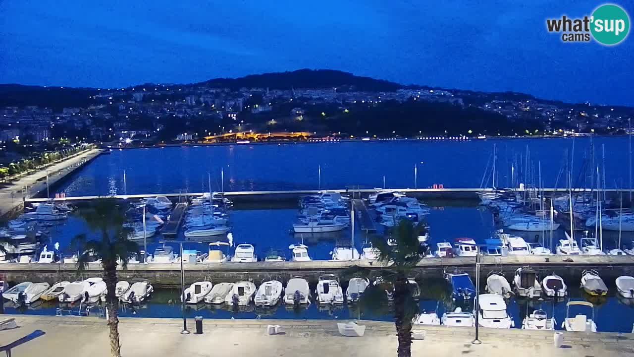 Web kamera Koper – marina i promenada – hotel Grand Koper