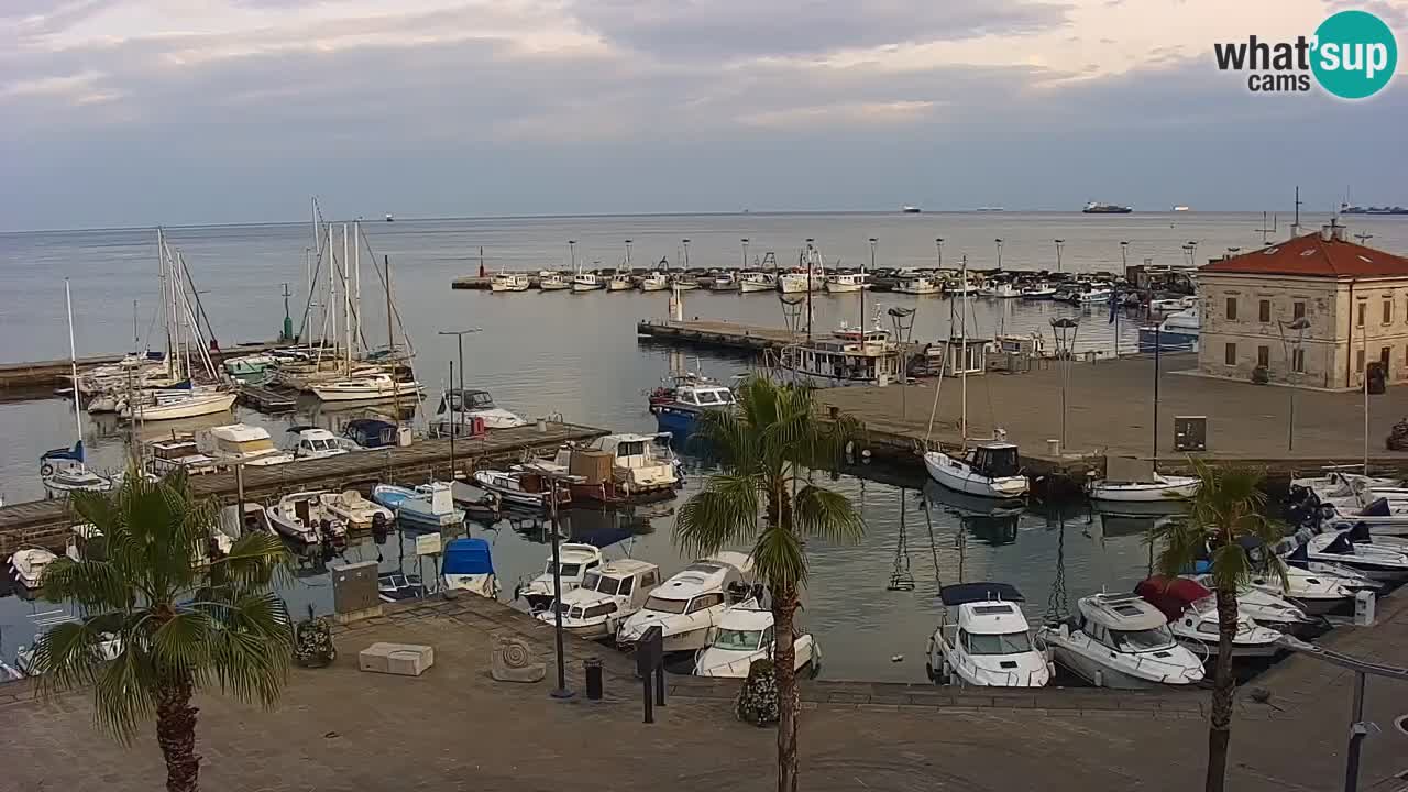 Webcam en vivo del Puerto de Koper – puerto de carga y cruceros – Eslovenia