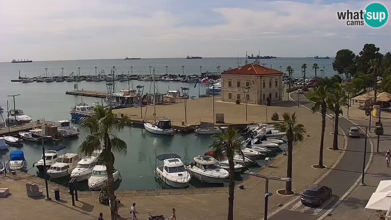 The Port of Koper live webcam – cruise and cargo port – Slovenia
