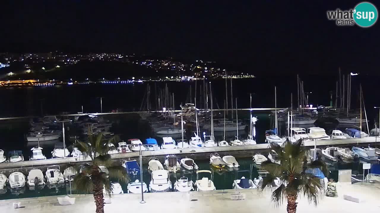 Web kamera Koper – marina i promenada – hotel Grand Koper