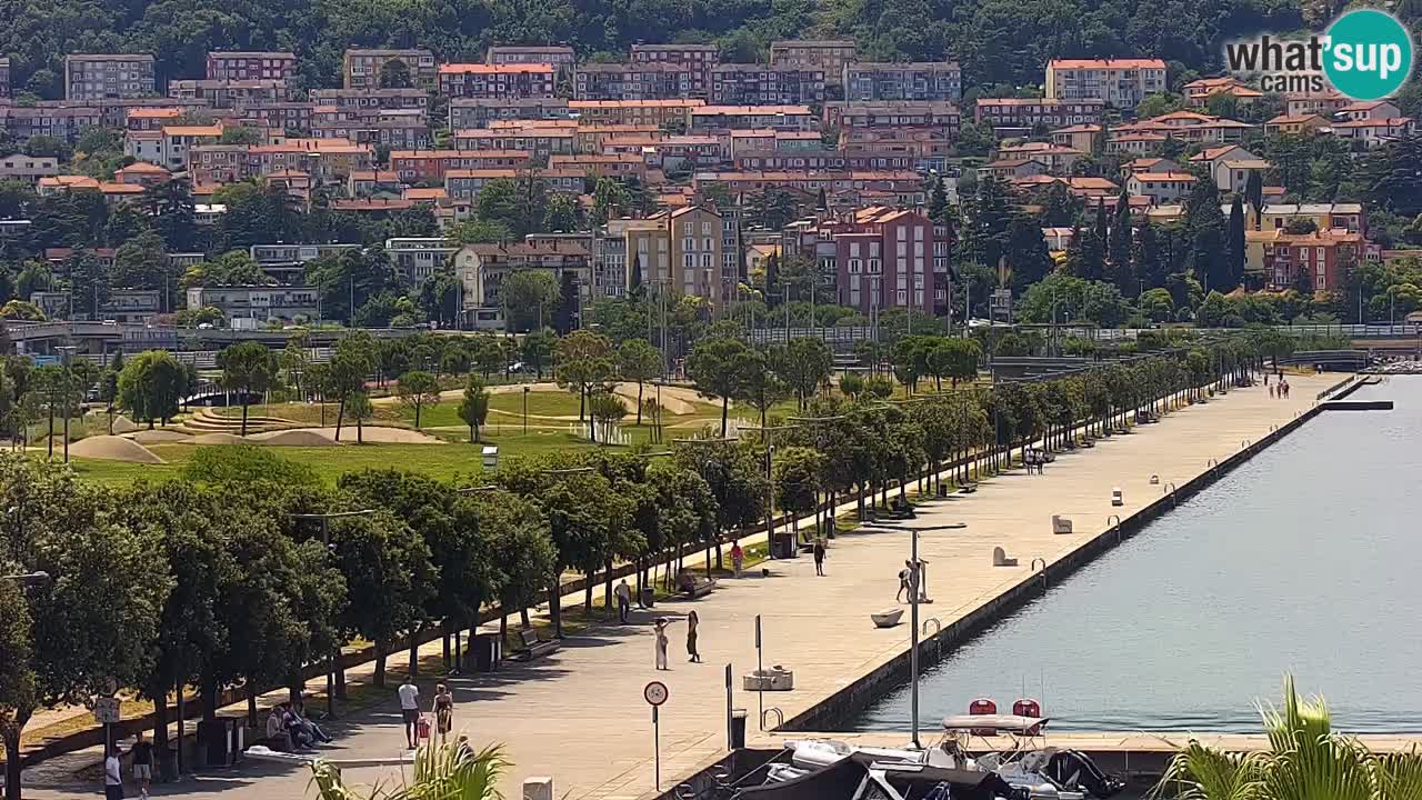 Webcam en direct du port de Koper – port de croisière et de fret – Slovénie