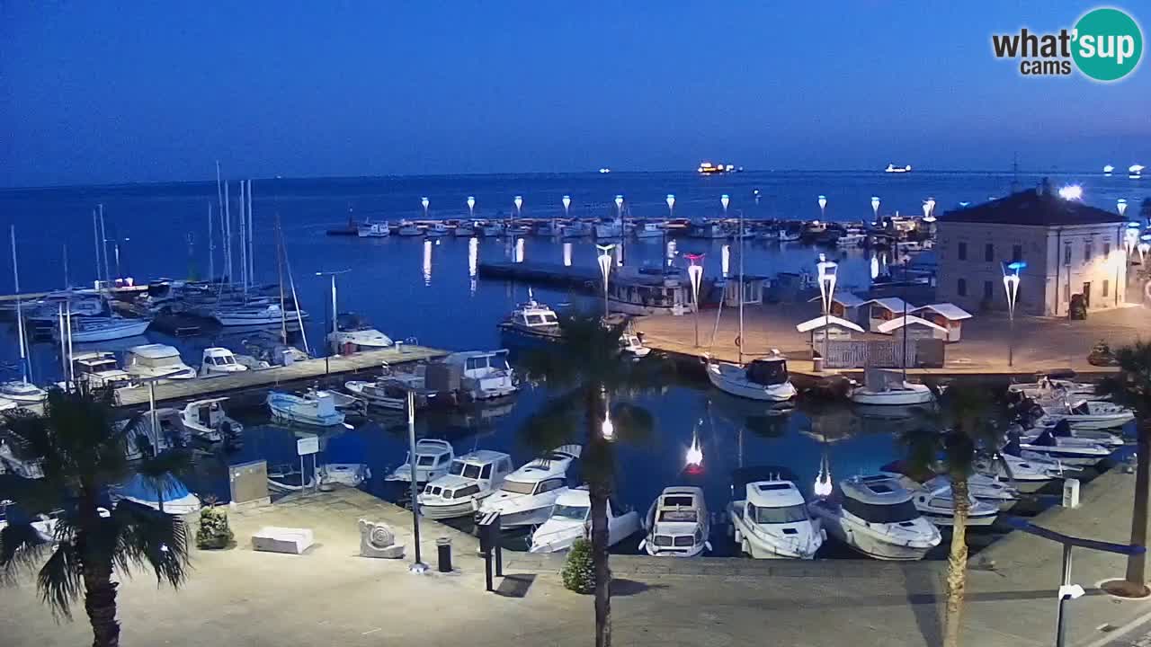 Der Hafen von Koper Live-Webcam – Kreuzfahrt- und Frachthafen – Slowenien