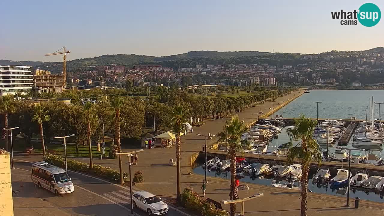 The Port of Koper live webcam – cruise and cargo port – Slovenia