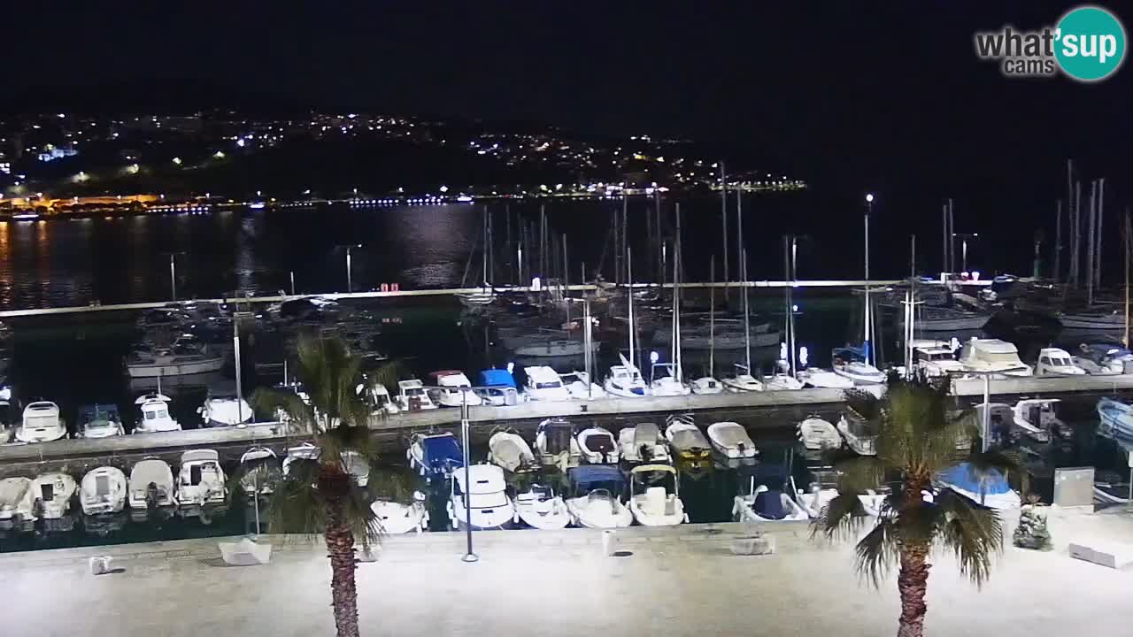 Spletna kamera Luka Koper v živo – Potniški terminal in tovorno pristanišče – Slovenija