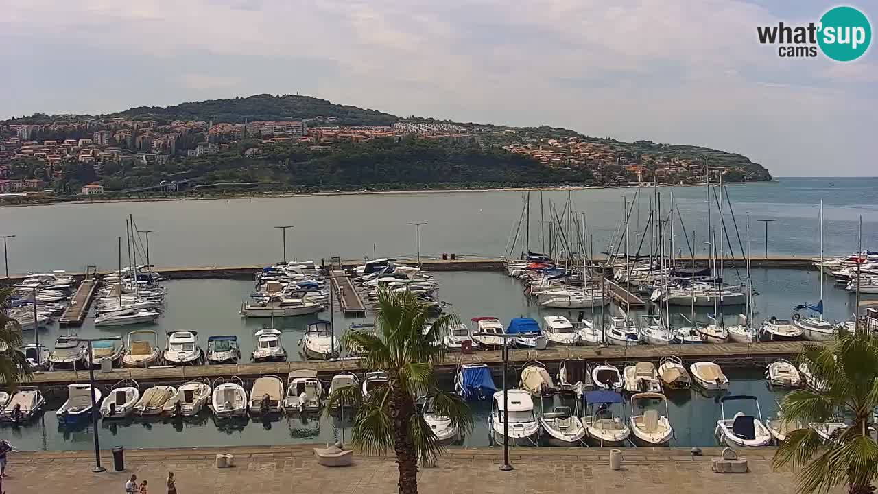 Il porto di Koper – Capodistria live webcam – porto crociere e mercantile – Slovenia