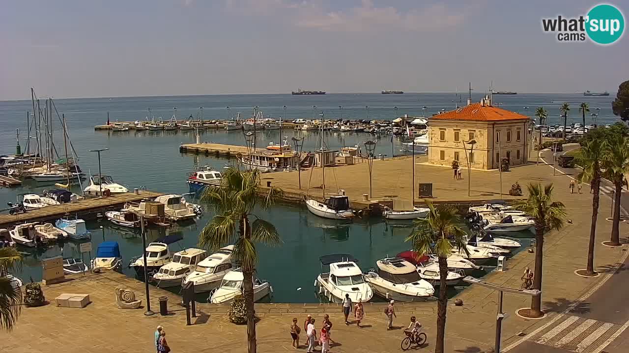 The Port of Koper live webcam – cruise and cargo port – Slovenia