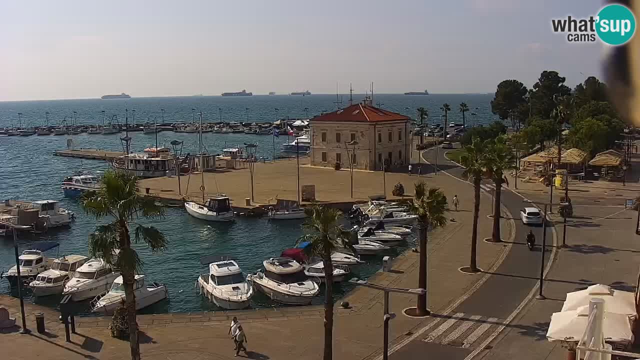The Port of Koper live webcam – cruise and cargo port – Slovenia