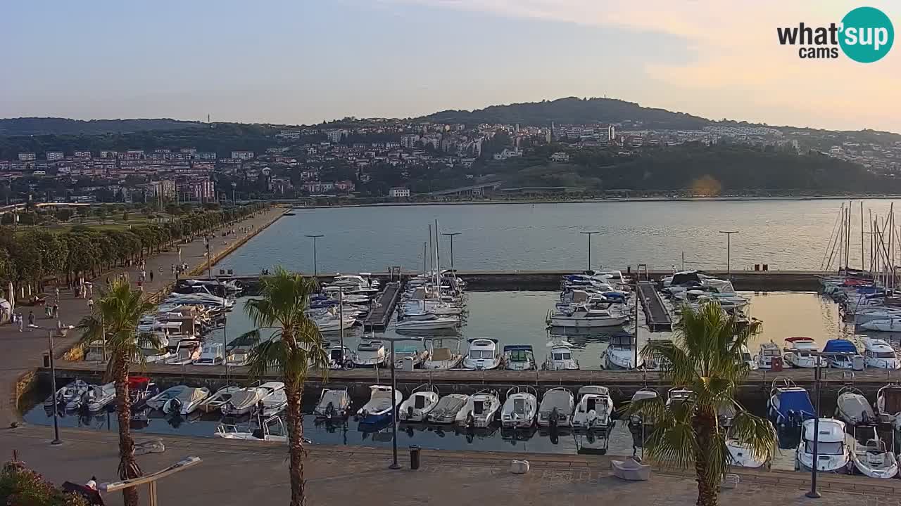 Der Hafen von Koper Live-Webcam – Kreuzfahrt- und Frachthafen – Slowenien