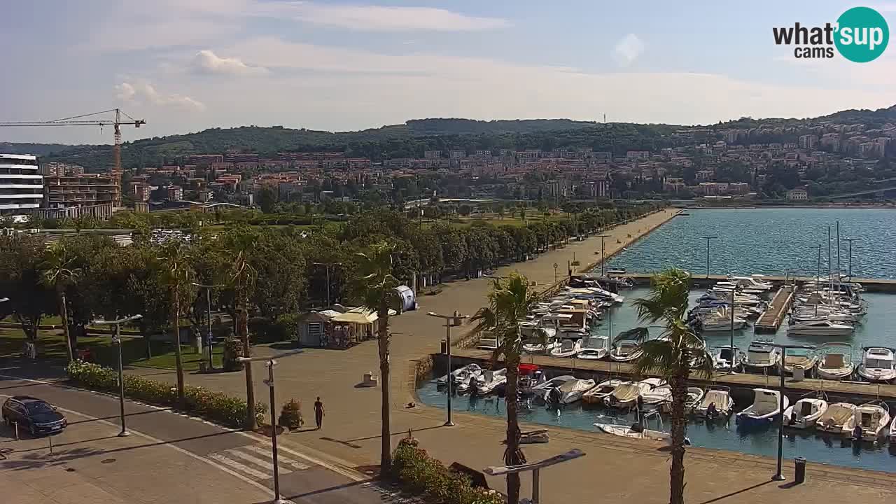 Der Hafen von Koper Live-Webcam – Kreuzfahrt- und Frachthafen – Slowenien