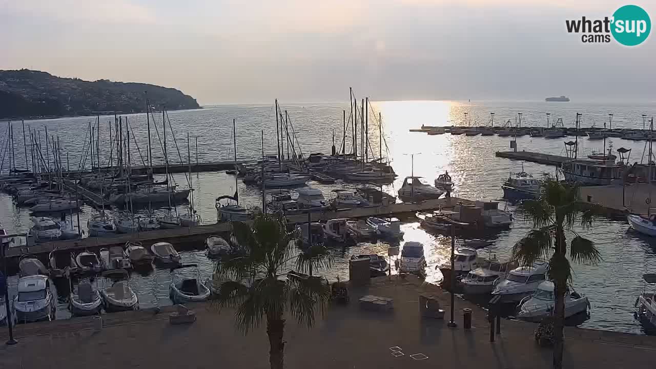 The Port of Koper live webcam – cruise and cargo port – Slovenia
