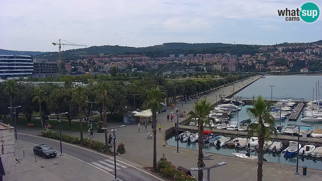 Webcam en vivo del Puerto de Koper – puerto de carga y cruceros – Eslovenia