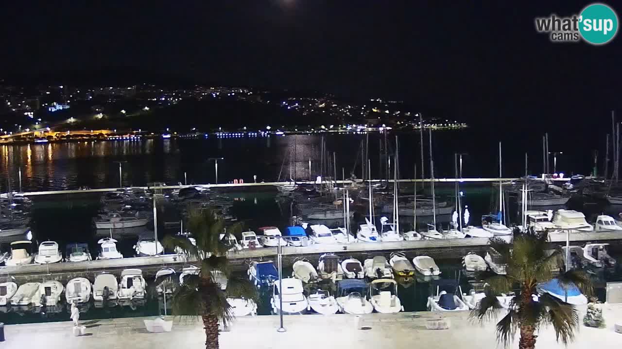 Web kamera Koper – marina i promenada – hotel Grand Koper