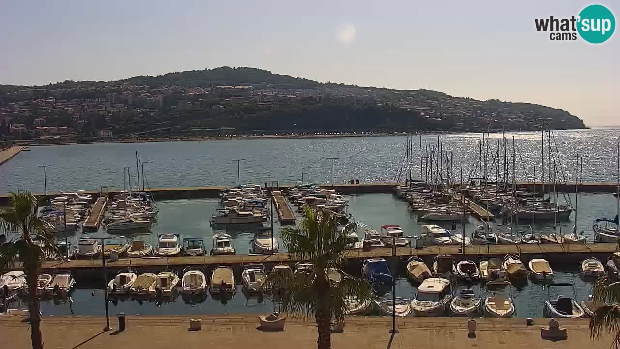 Il porto di Koper – Capodistria live webcam – porto crociere e mercantile – Slovenia