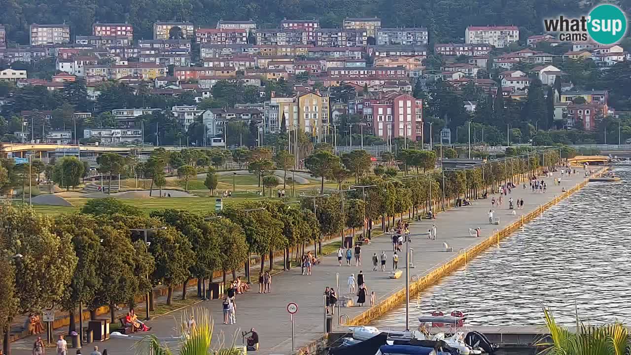 The Port of Koper live webcam – cruise and cargo port – Slovenia