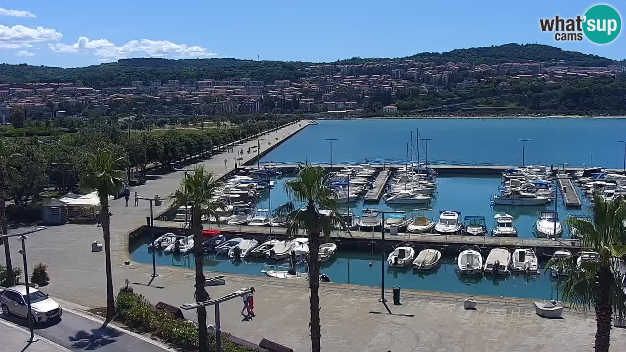 Der Hafen von Koper Live-Webcam – Kreuzfahrt- und Frachthafen – Slowenien