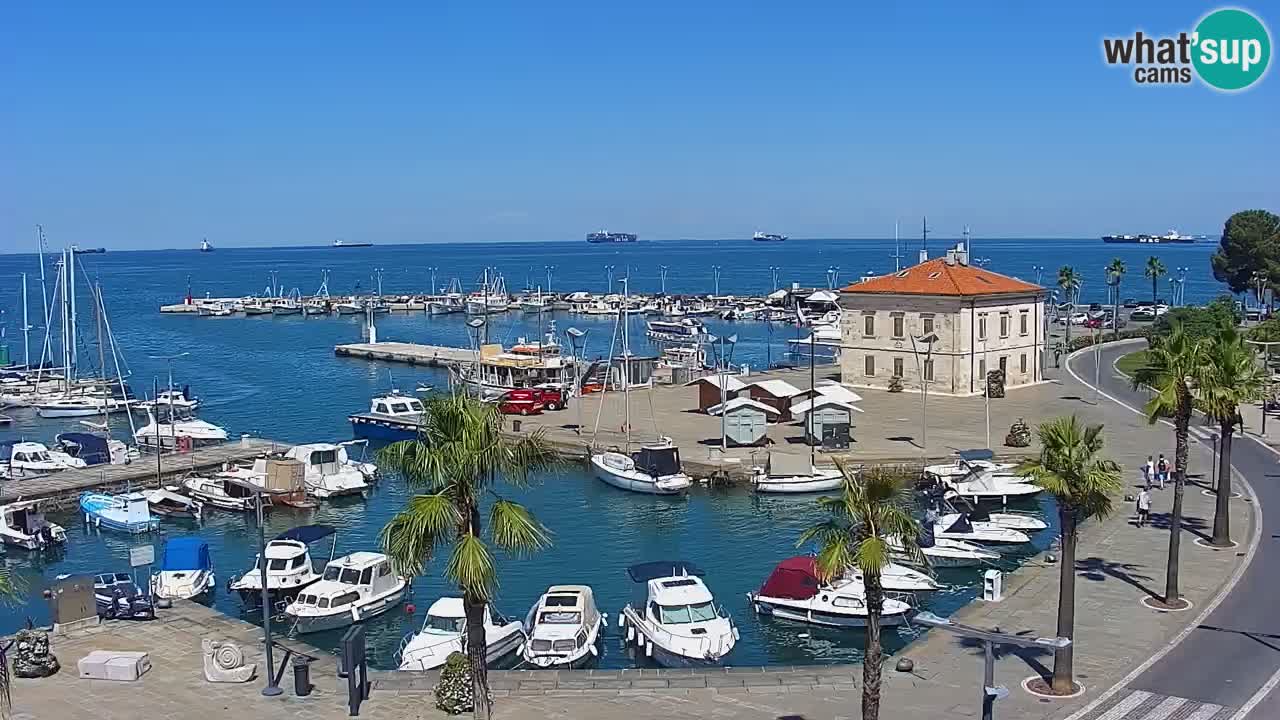 The Port of Koper live webcam – cruise and cargo port – Slovenia